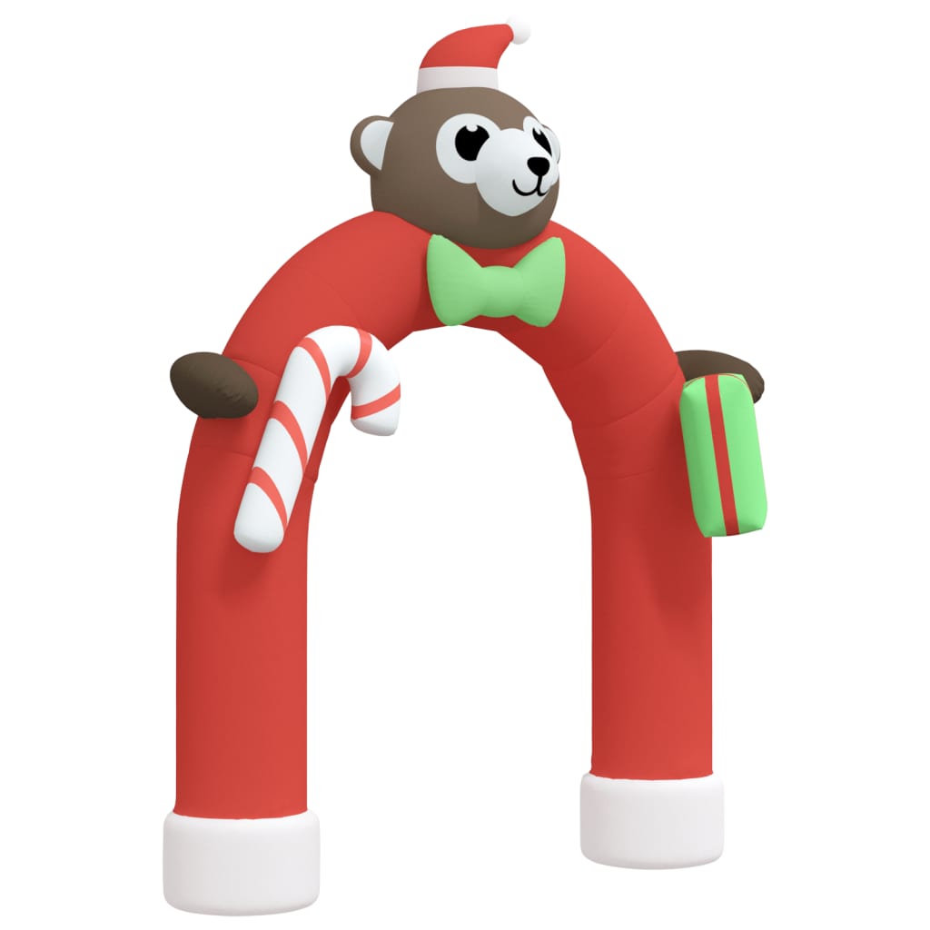 vidaXL Christmas Inflatable Arch Gate LED 149.6"-2