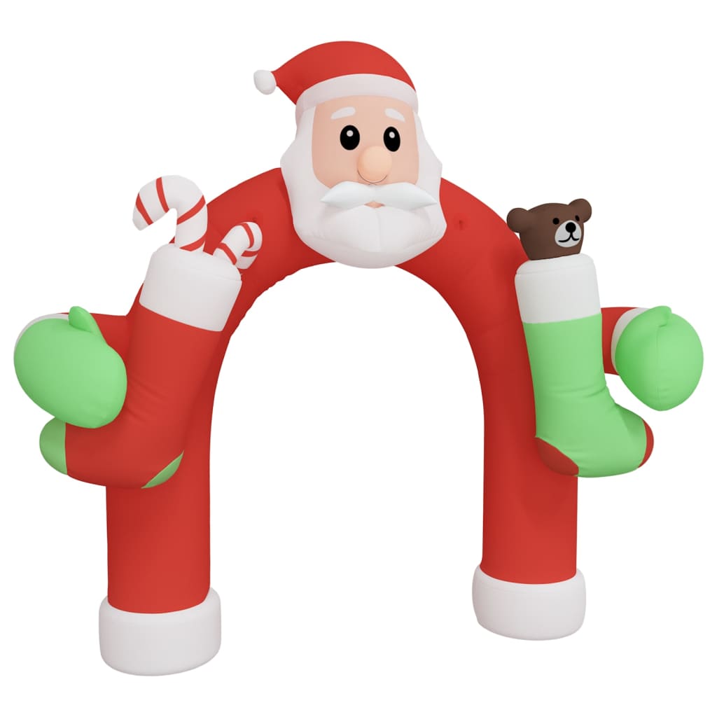 vidaXL Christmas Inflatable Arch Gate LED 126"-2