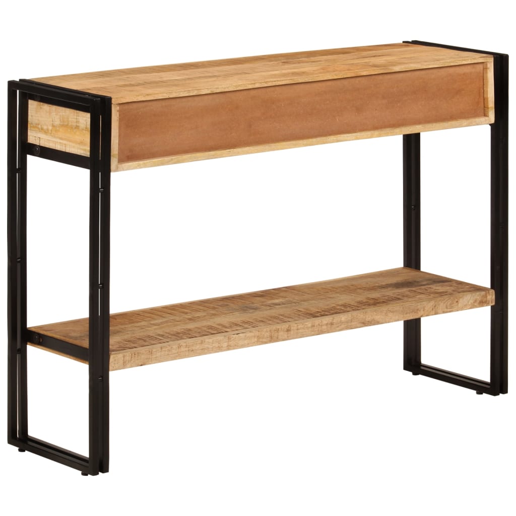 vidaXL Console Table 43.3"x11.8"x29.9" Solid Wood Mango-1