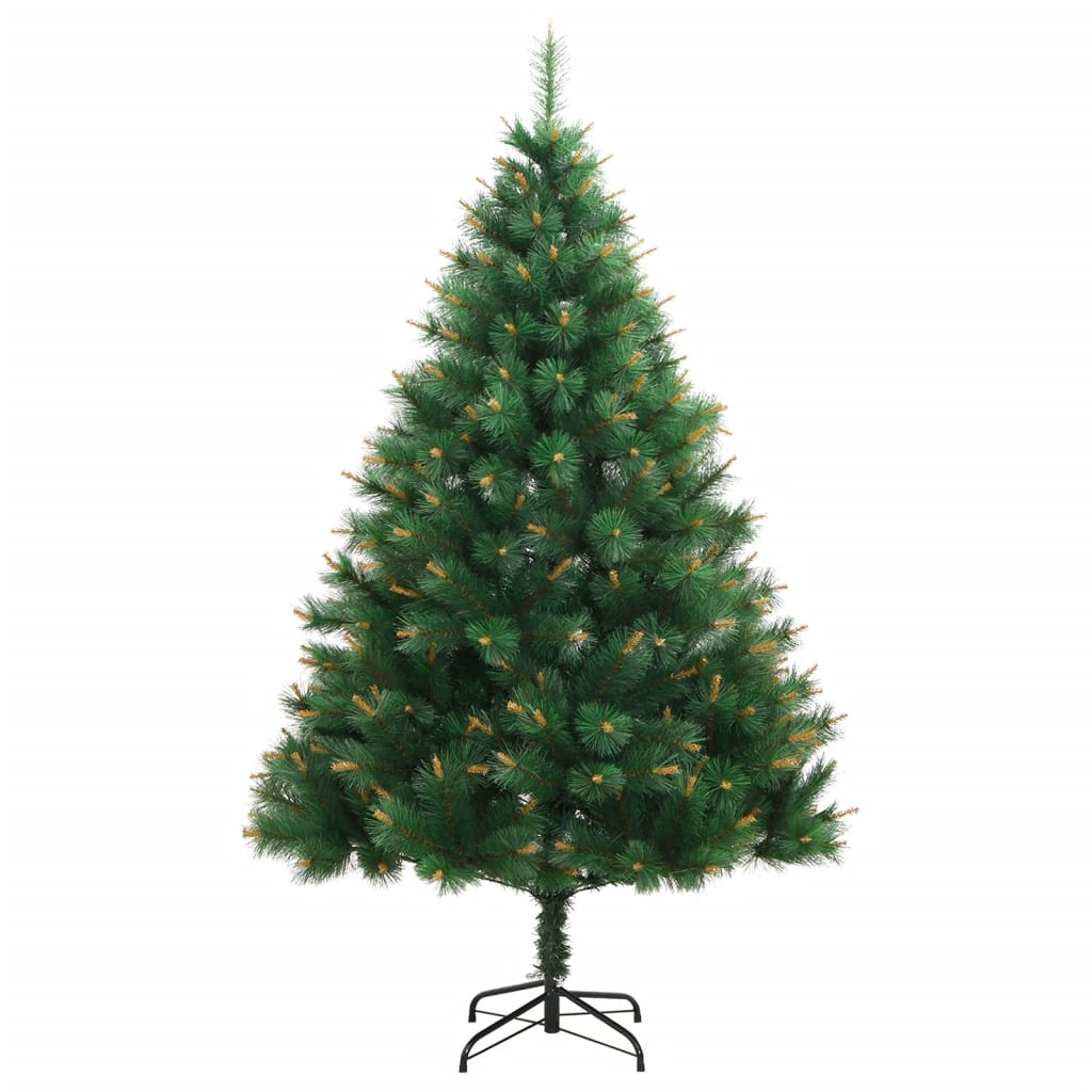 vidaXL Artificial Hinged Christmas Tree with Stand 70.9"-0