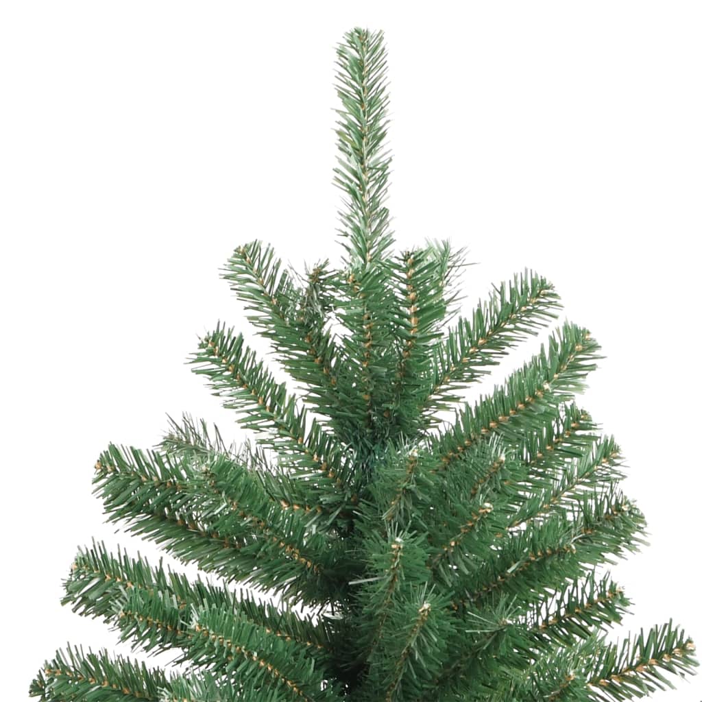 vidaXL Artificial Hinged Christmas Tree with Stand Green 47.2"-3