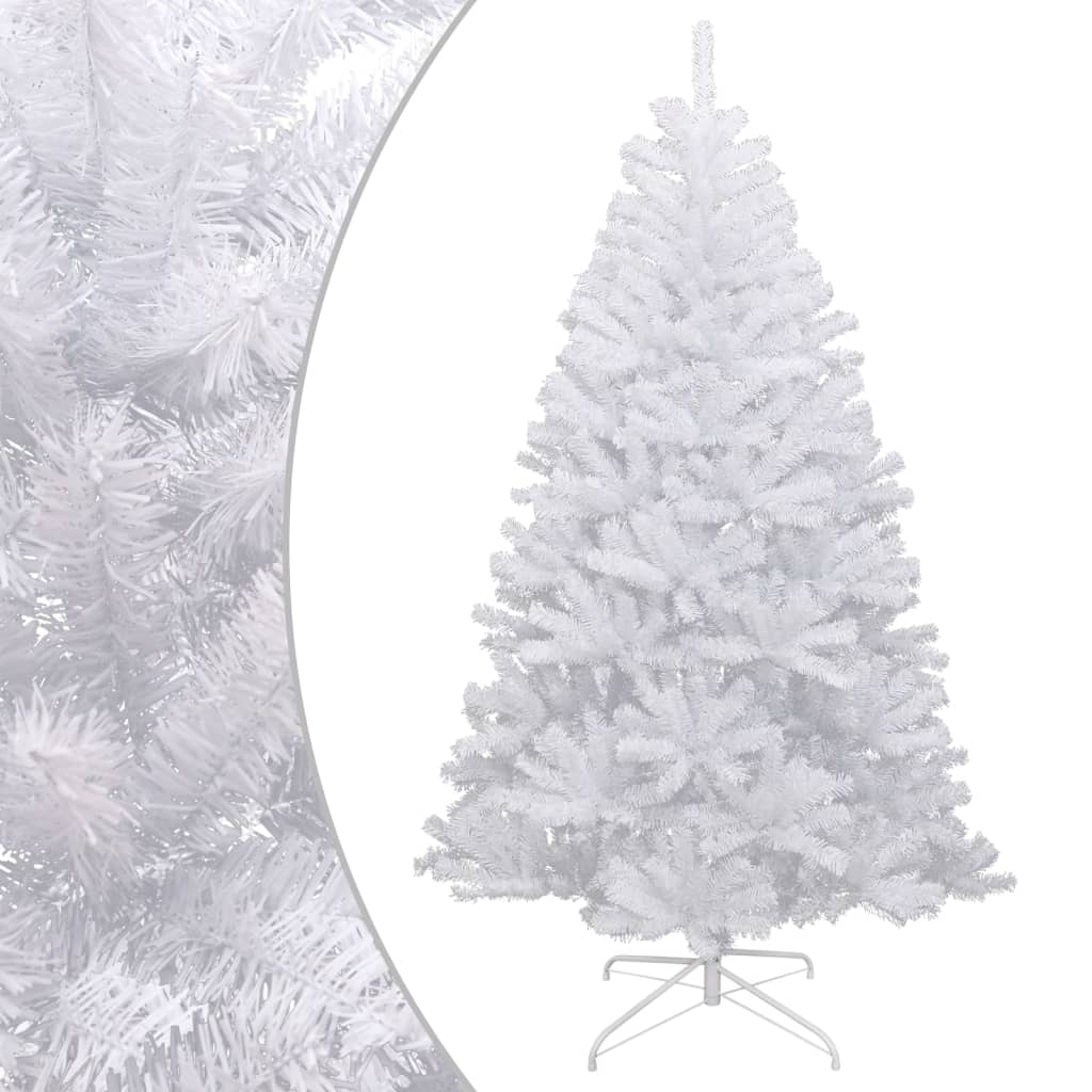 vidaXL Artificial Hinged Christmas Tree with Flocked Snow 59.1"-6