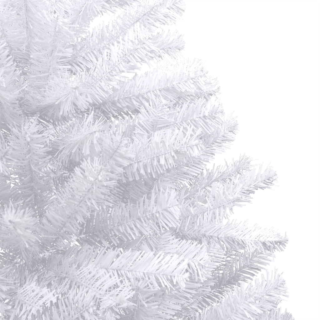 vidaXL Artificial Hinged Christmas Tree with Flocked Snow 59.1"-4