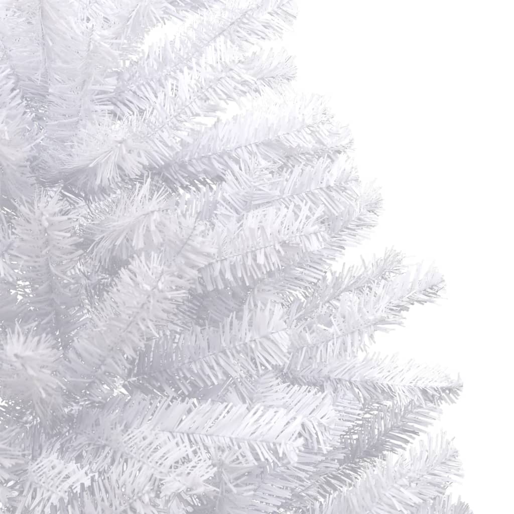 vidaXL Artificial Hinged Christmas Tree with Flocked Snow 70.9"-4