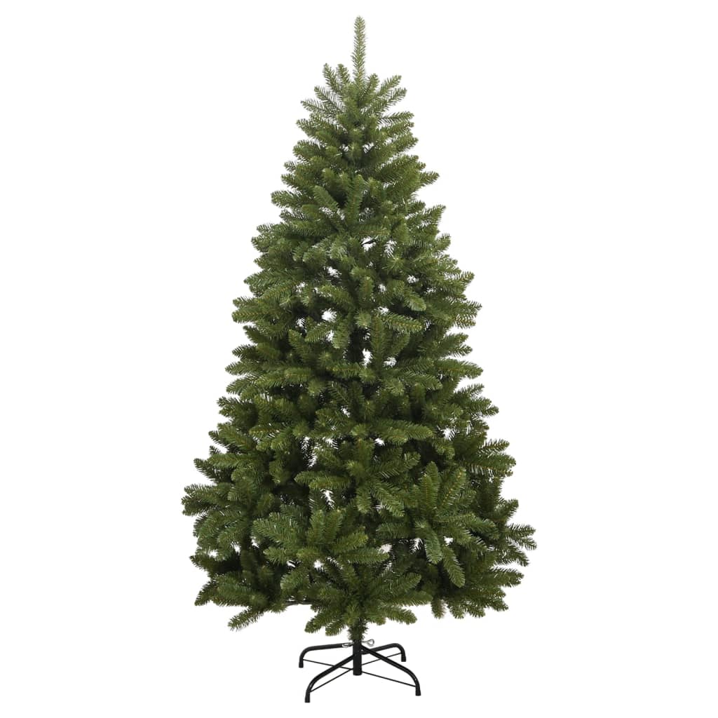 vidaXL Artificial Hinged Christmas Tree with Stand Green 47.2"-1