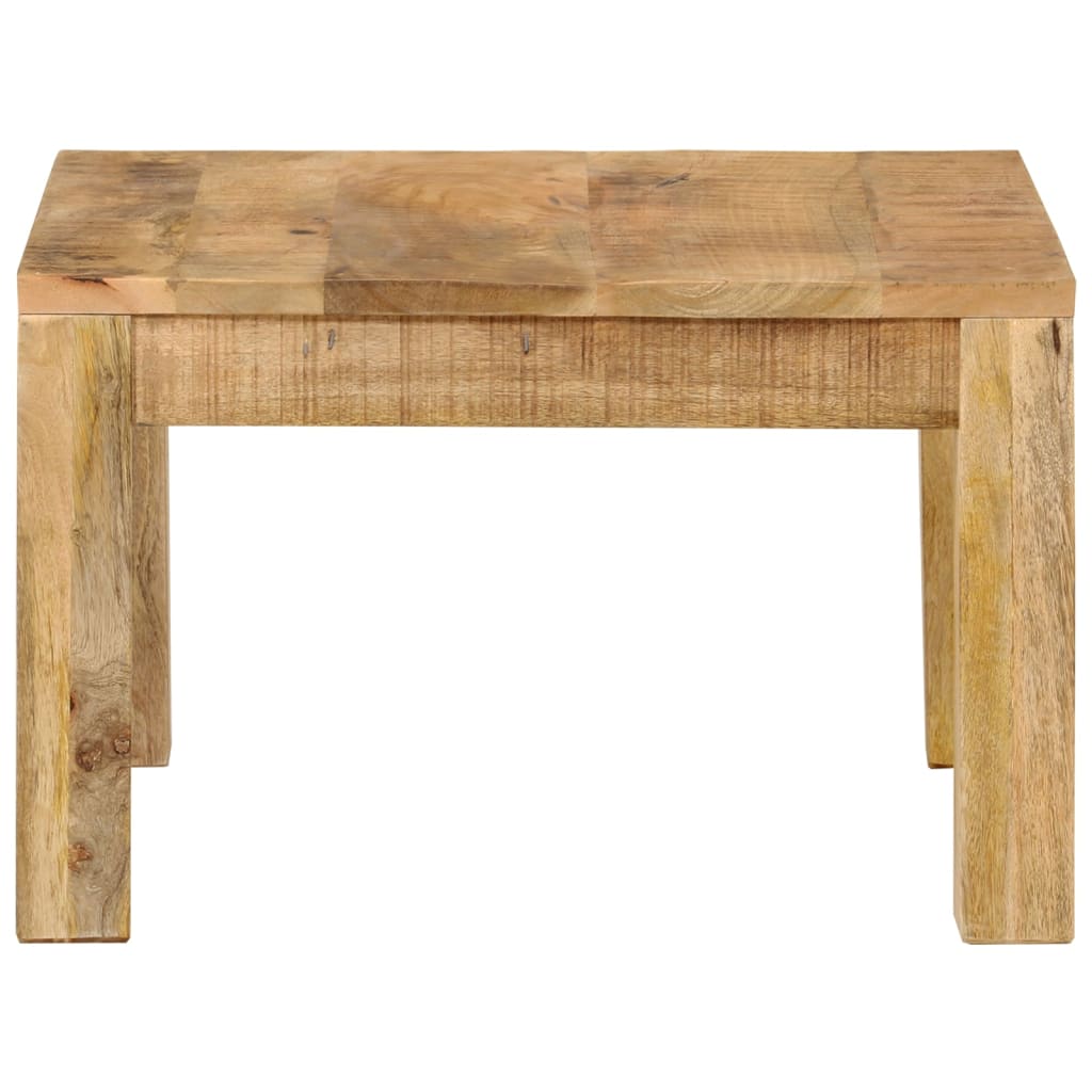 vidaXL Coffee Table 21.7"x21.7"x13.8" Solid Wood Mango-1