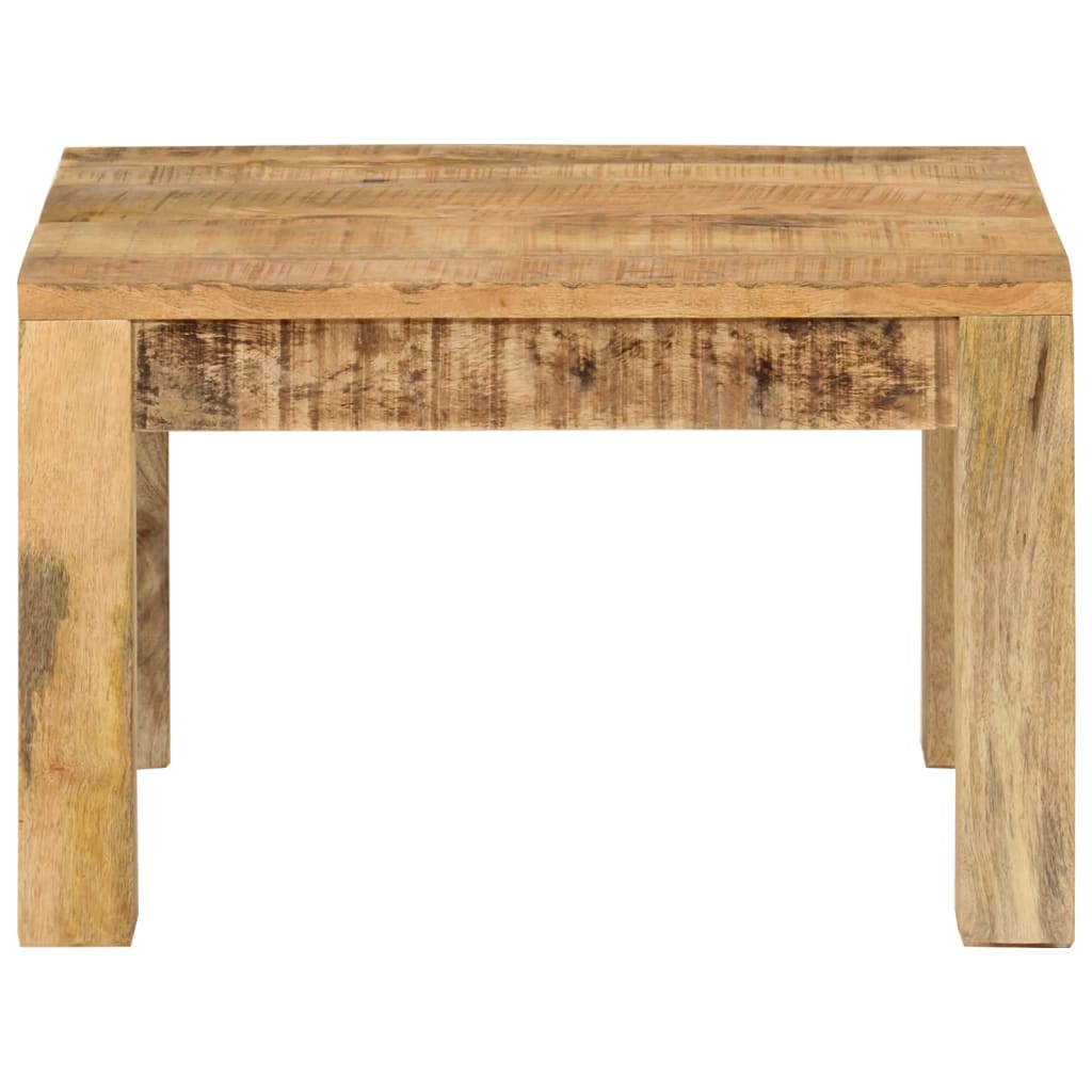 vidaXL Coffee Table 21.7"x21.7"x13.8" Solid Wood Mango-2