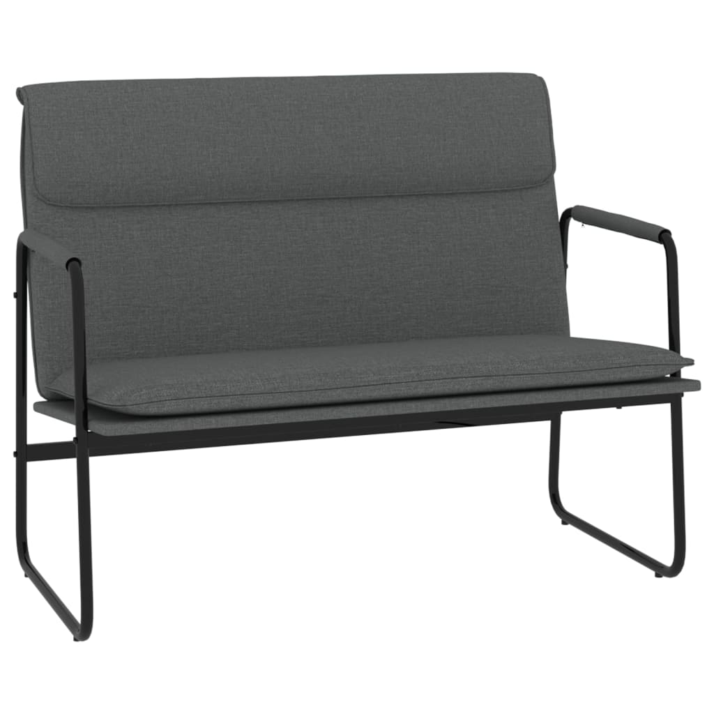 vidaXL Bench Dark Gray 39.4"x25.2"x31.5" Fabric-8