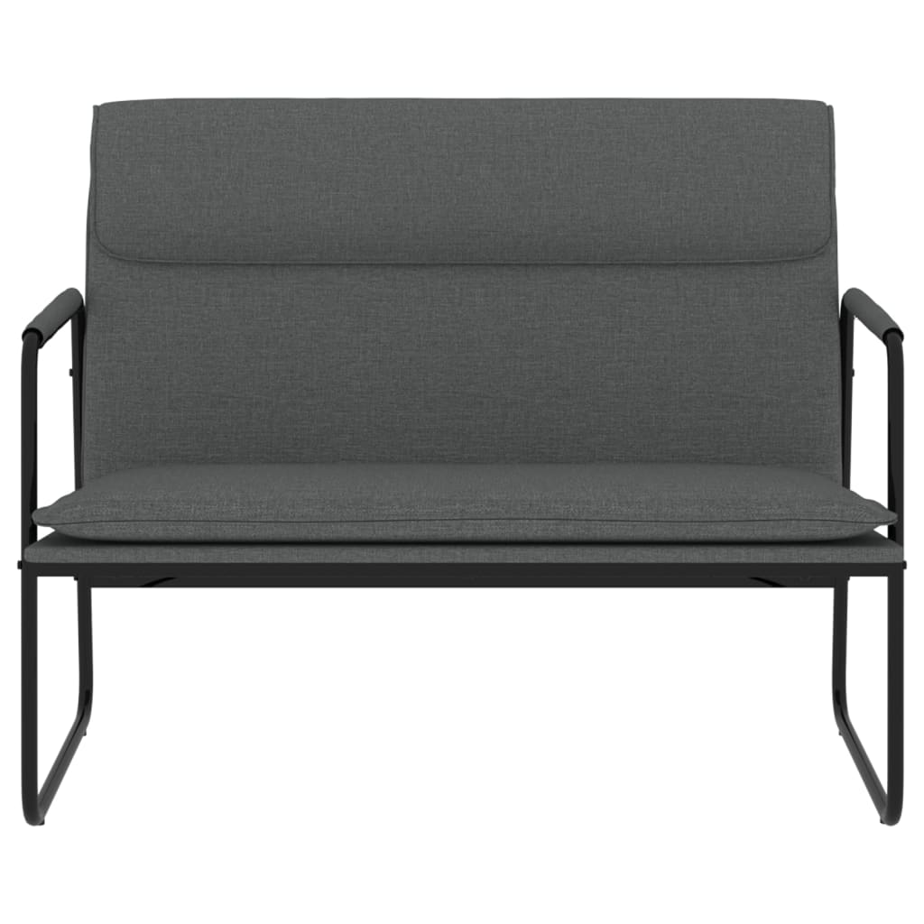 vidaXL Bench Dark Gray 39.4"x25.2"x31.5" Fabric-2