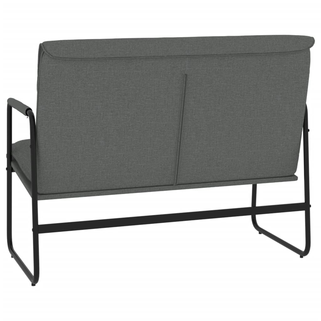 vidaXL Bench Dark Gray 39.4"x25.2"x31.5" Fabric-4