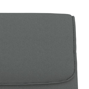 vidaXL Bench Dark Gray 39.4"x25.2"x31.5" Fabric-5