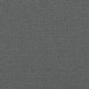 vidaXL Bench Dark Gray 39.4"x25.2"x31.5" Fabric-6