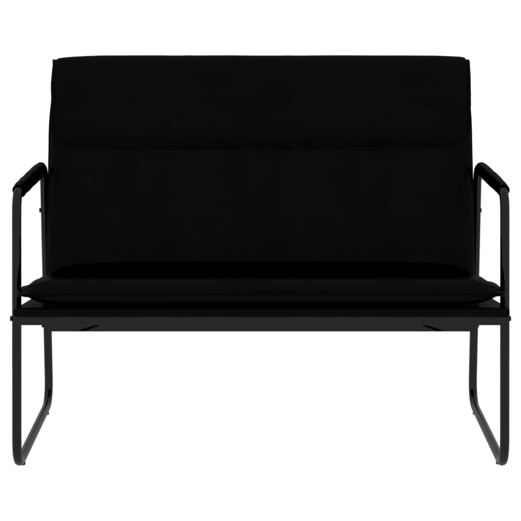 vidaXL Bench Black 39.4"x25.2"x31.5" Faux Leather-2