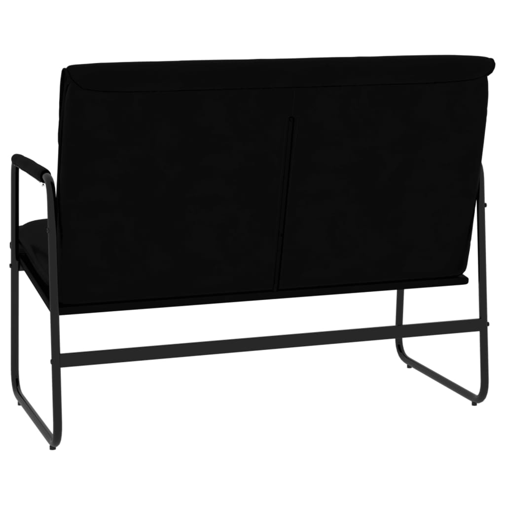 vidaXL Bench Black 39.4"x25.2"x31.5" Faux Leather-4