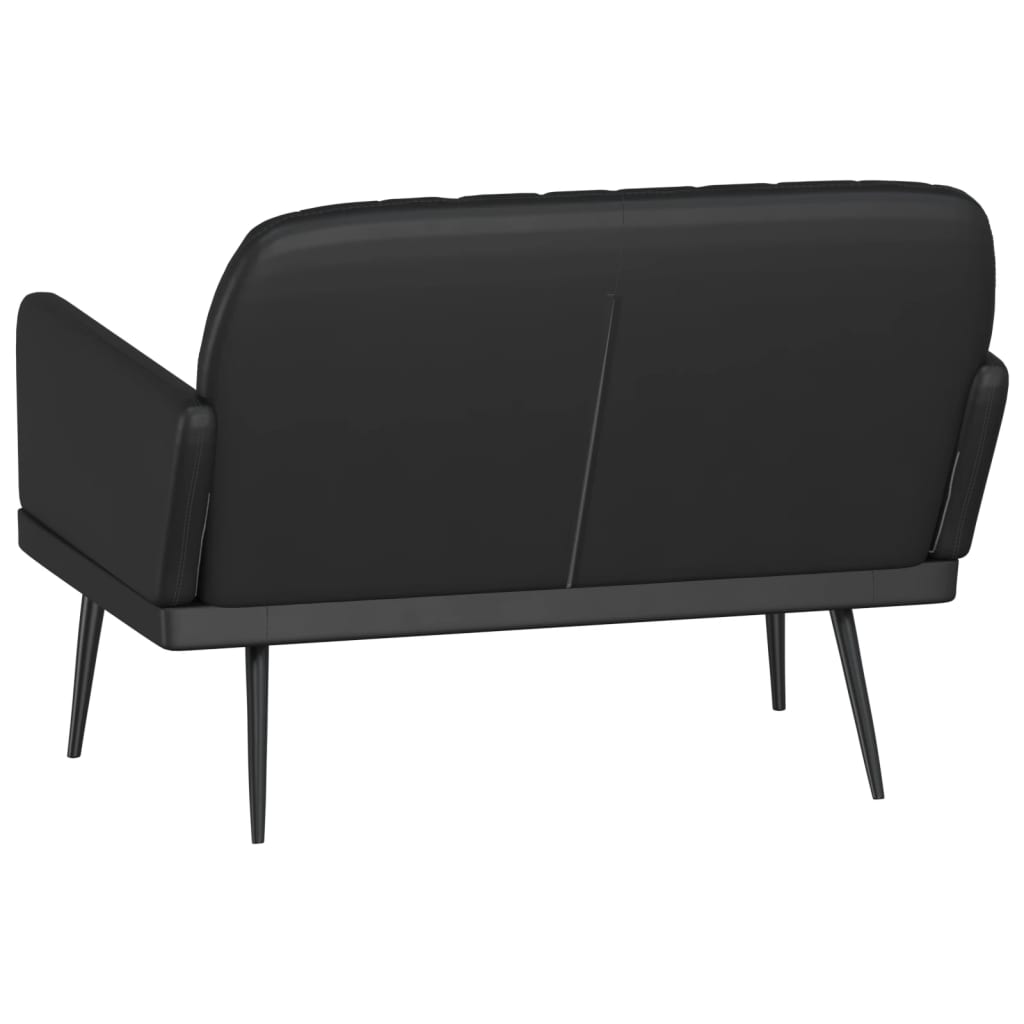 vidaXL Bench Black 42.1"x31.5"x31.9" Faux Leather-3