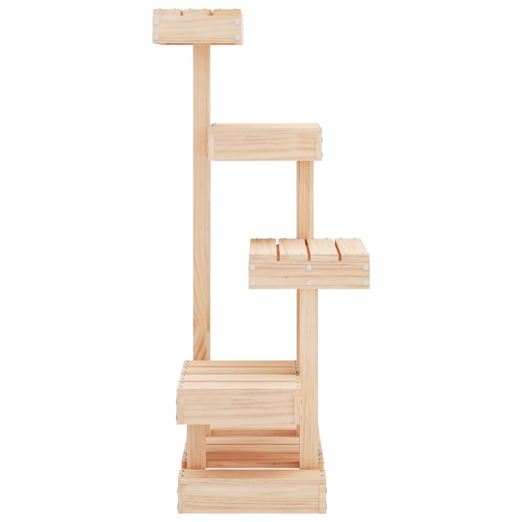 vidaXL Cat Tree Tall Large Activity Center Tower Furniture Solid Wood Pine-10