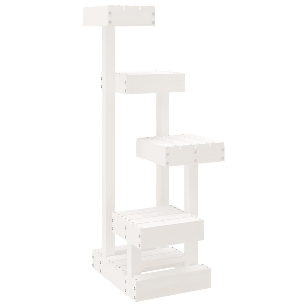 vidaXL Cat Tree Tall Large Activity Center Tower Furniture Solid Wood Pine-16