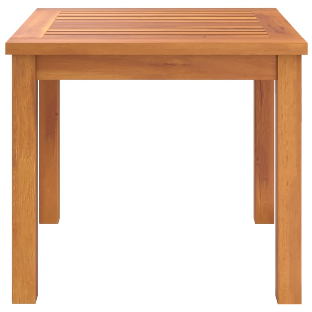 vidaXL Coffee Table 15.7"x15.7"x14.2" Solid Wood Acacia-2