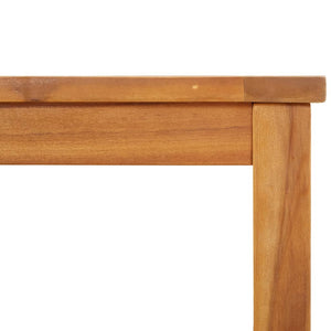 vidaXL Coffee Table 15.7"x15.7"x14.2" Solid Wood Acacia-3