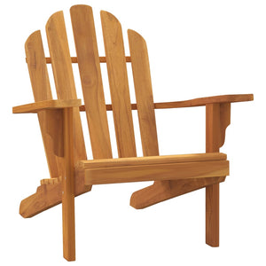 vidaXL Adirondack Chair Patio Lawn Chair Weather Resistant Solid Wood Teak-5