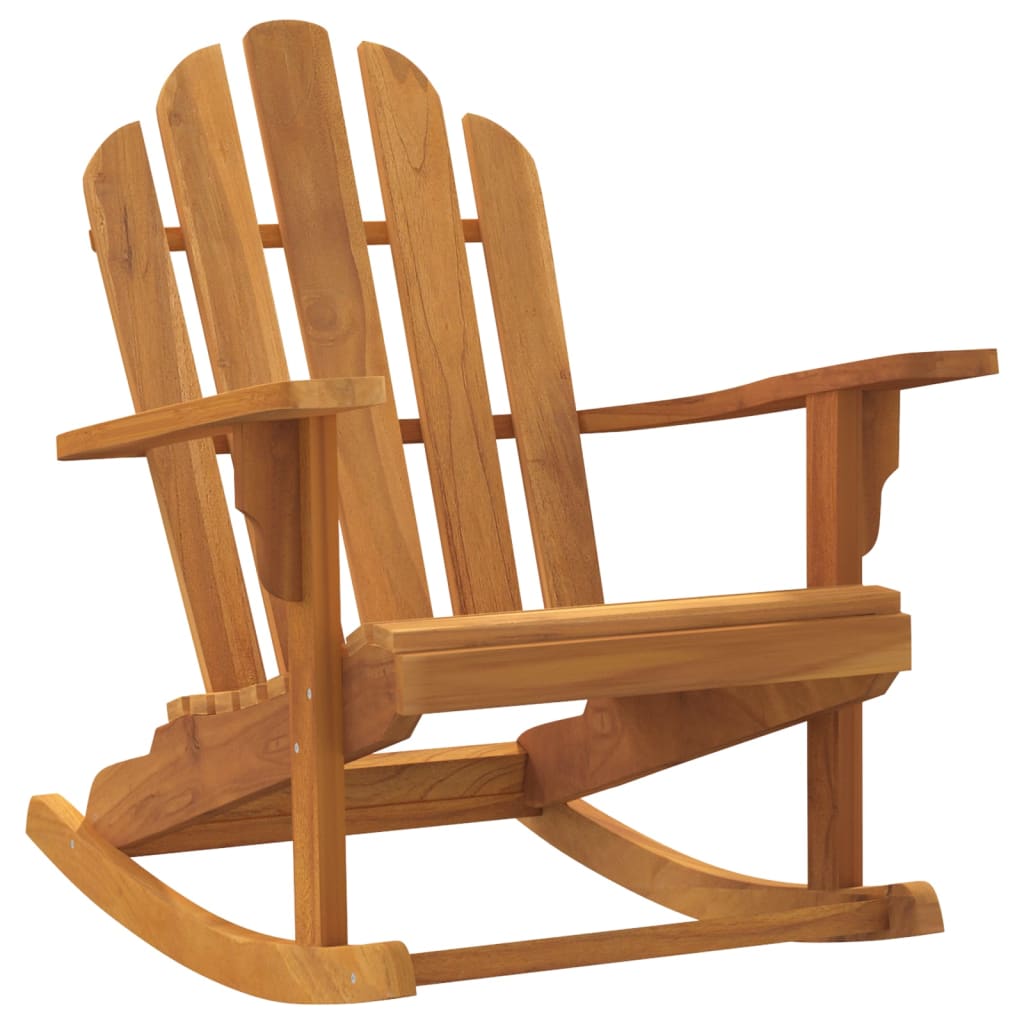 vidaXL Adirondack Chair Patio Lawn Chair Weather Resistant Solid Wood Teak-0