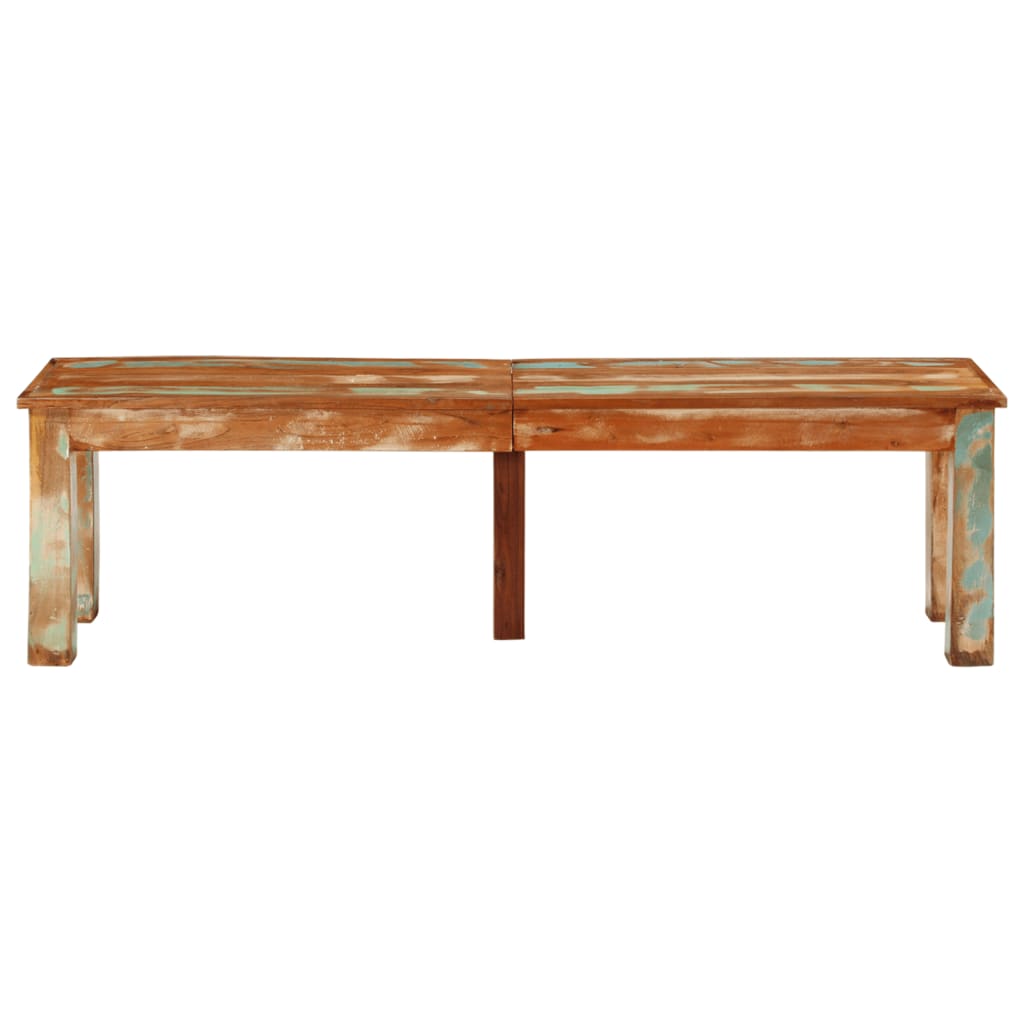 vidaXL Bench 63"x13.8"x18.1" Solid Reclaimed Wood-0