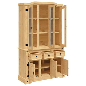 vidaXL Cabinet Sideboard Buffet with Doors Corona Solid Wood Mexican Pine-3