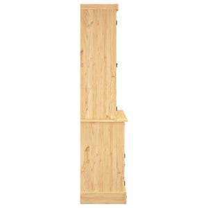 vidaXL Cabinet Sideboard Buffet with Doors Corona Solid Wood Mexican Pine-4