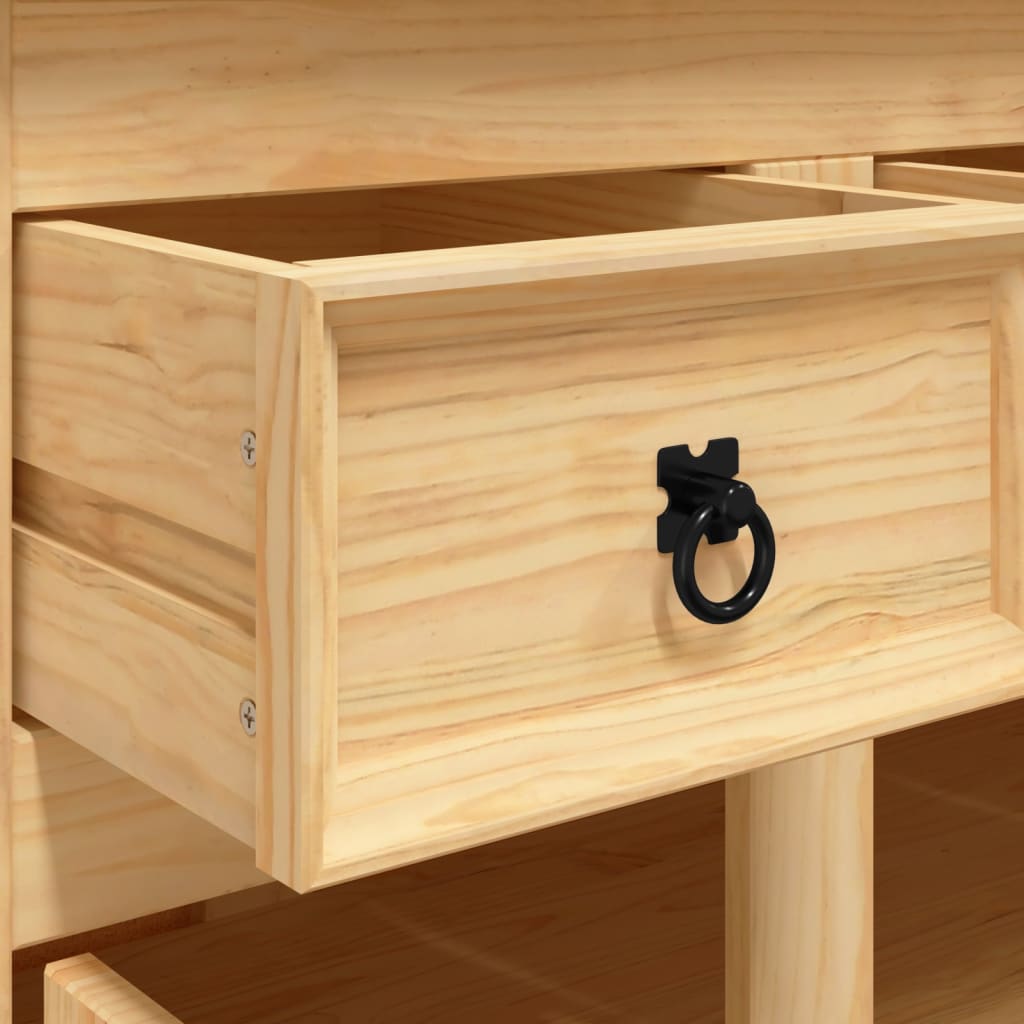 vidaXL Cabinet Sideboard Buffet with Doors Corona Solid Wood Mexican Pine-6