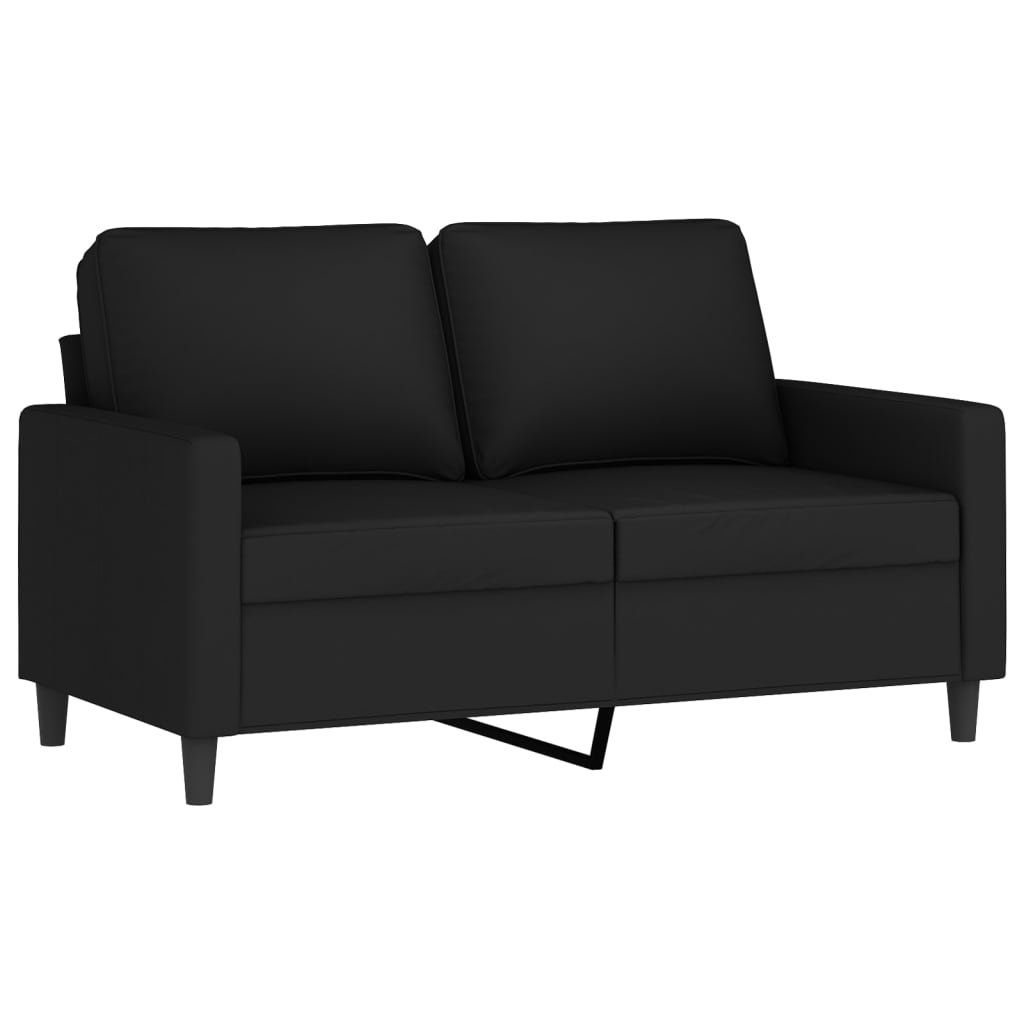 vidaXL 3 Piece Sofa Set with Cushions Black Velvet-2