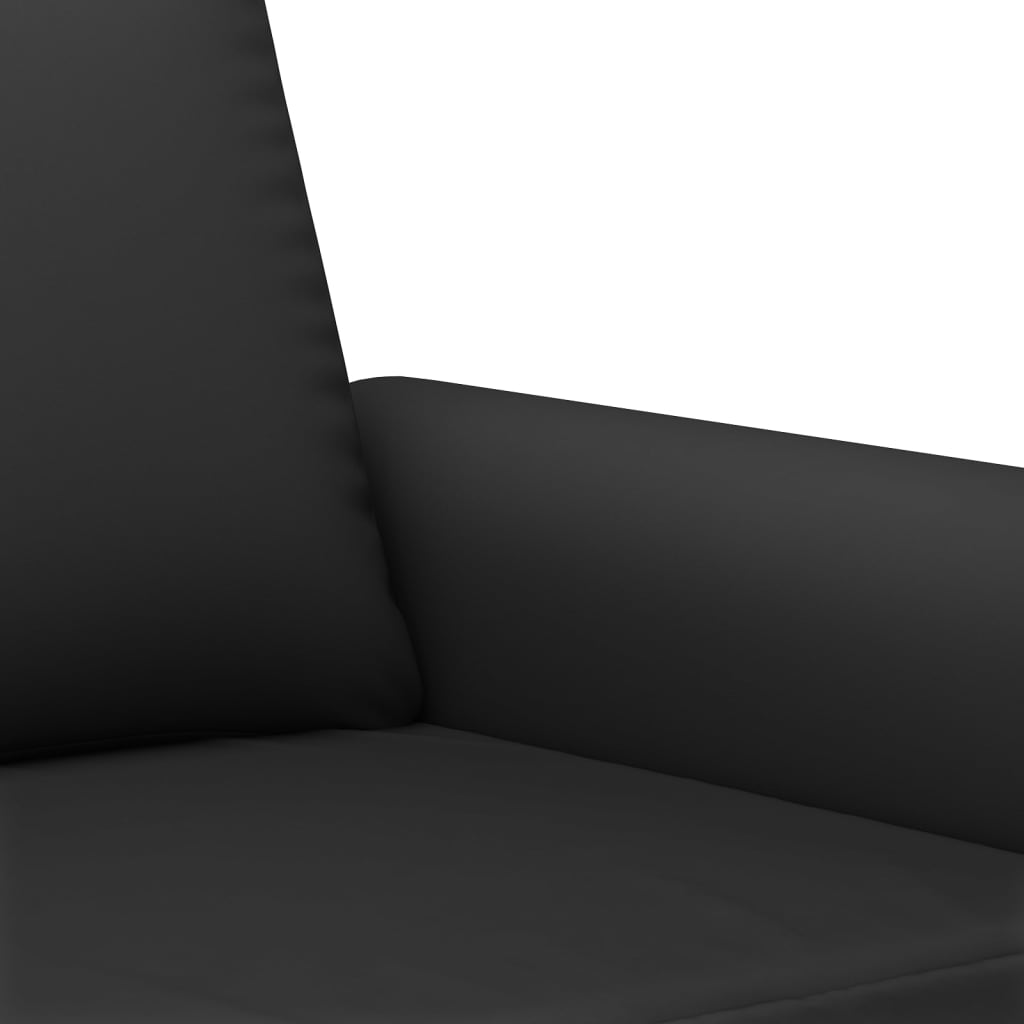 vidaXL 2 Piece Sofa Set with Cushions Black Velvet-3