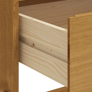 vidaXL Bar Table FLAM 36.2"x17.7"x43.3" Solid Wood Pine-6