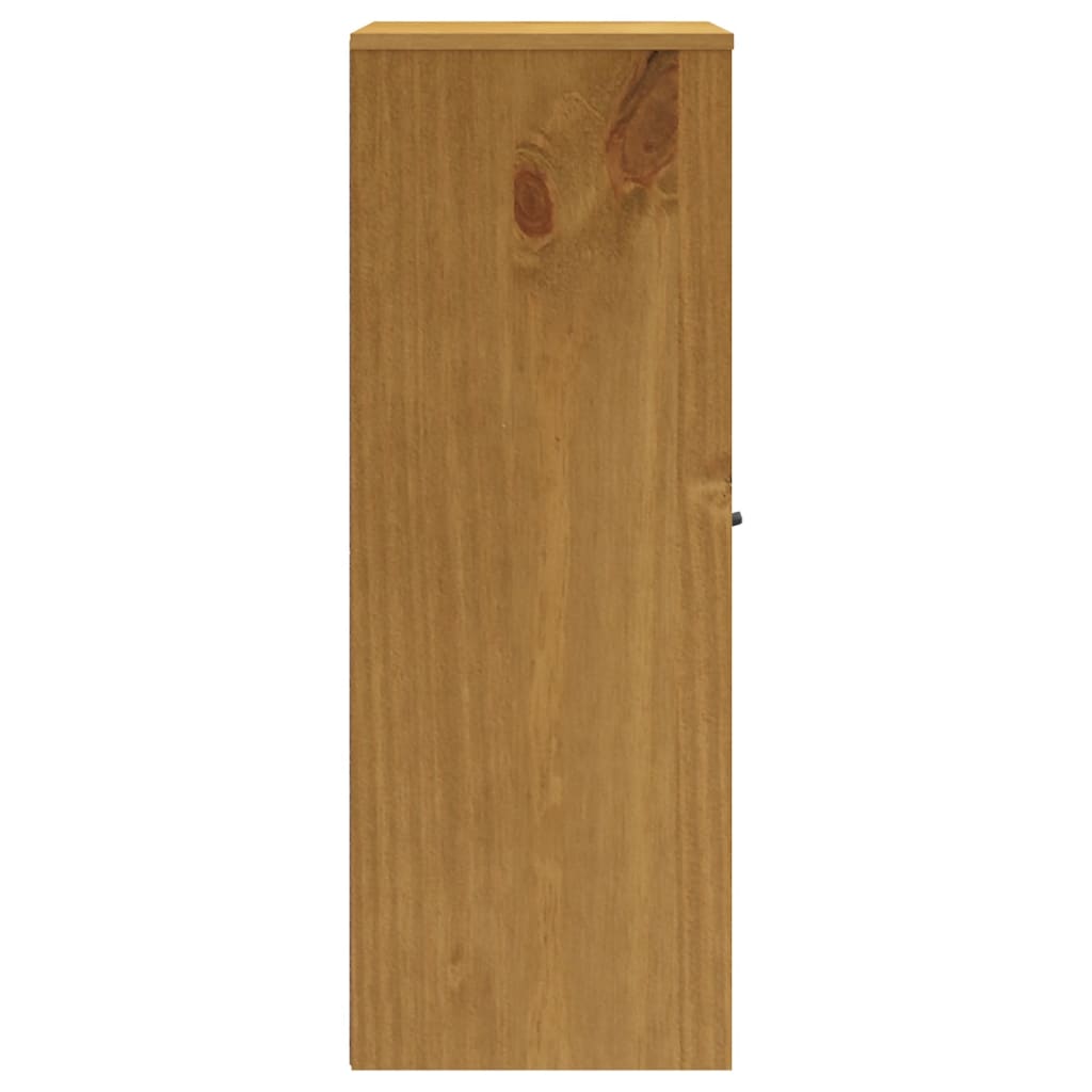 vidaXL Top for Highboard with Glass Doors FLAM Solid Wood Pine-4