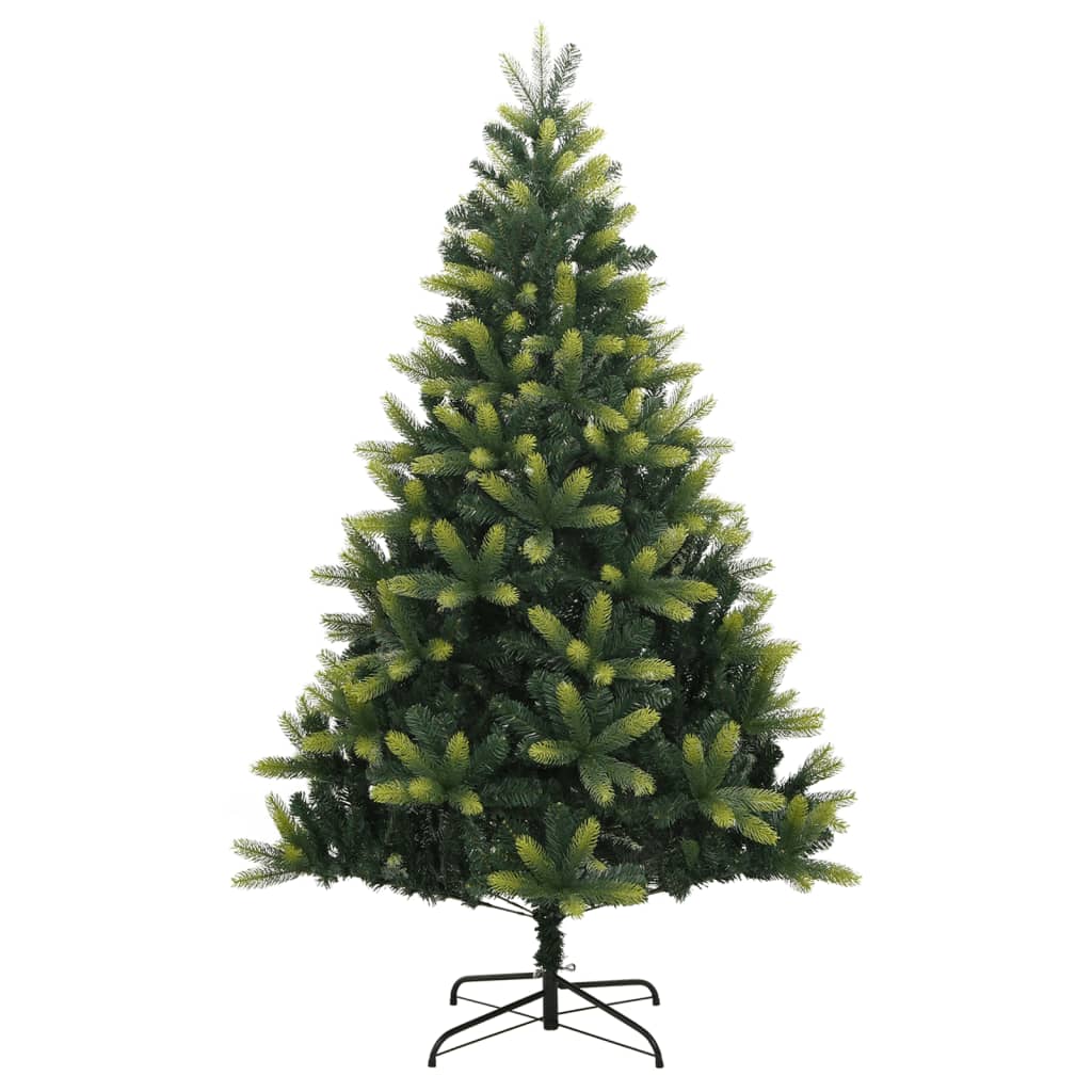 vidaXL Artificial Hinged Christmas Tree 150 LEDs & Ball Set 59.1"-3