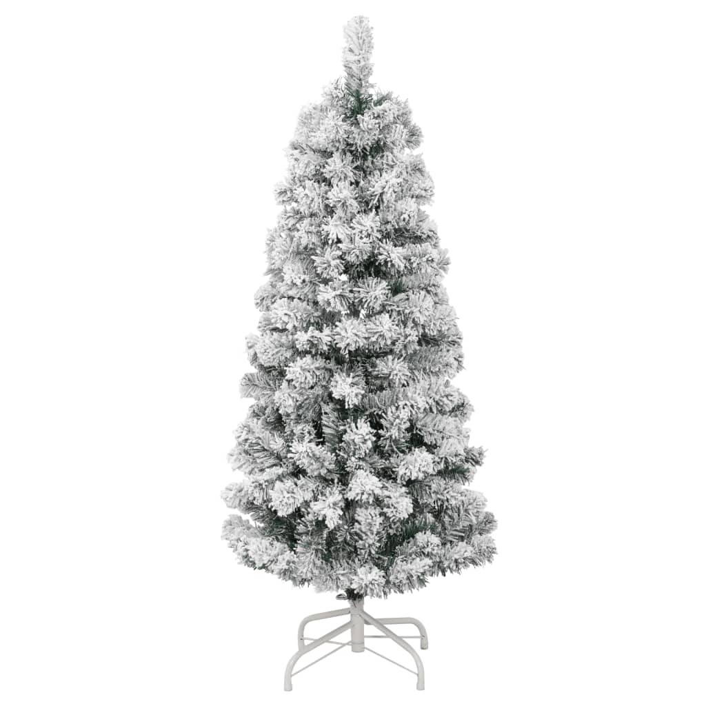 vidaXL Artificial Hinged Christmas Tree 150 LEDs & Ball Set 59.1"-3