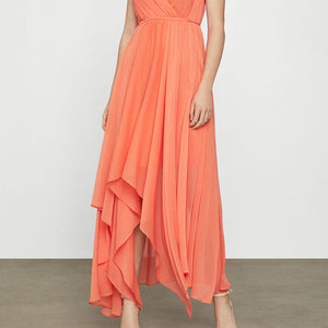 Chiffon Halter Dress