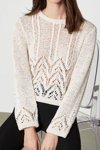 Mixed Knit Pullover