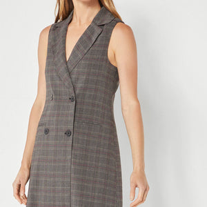 Tweed Vest Dress