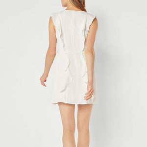 Woven Ruffle Dress 