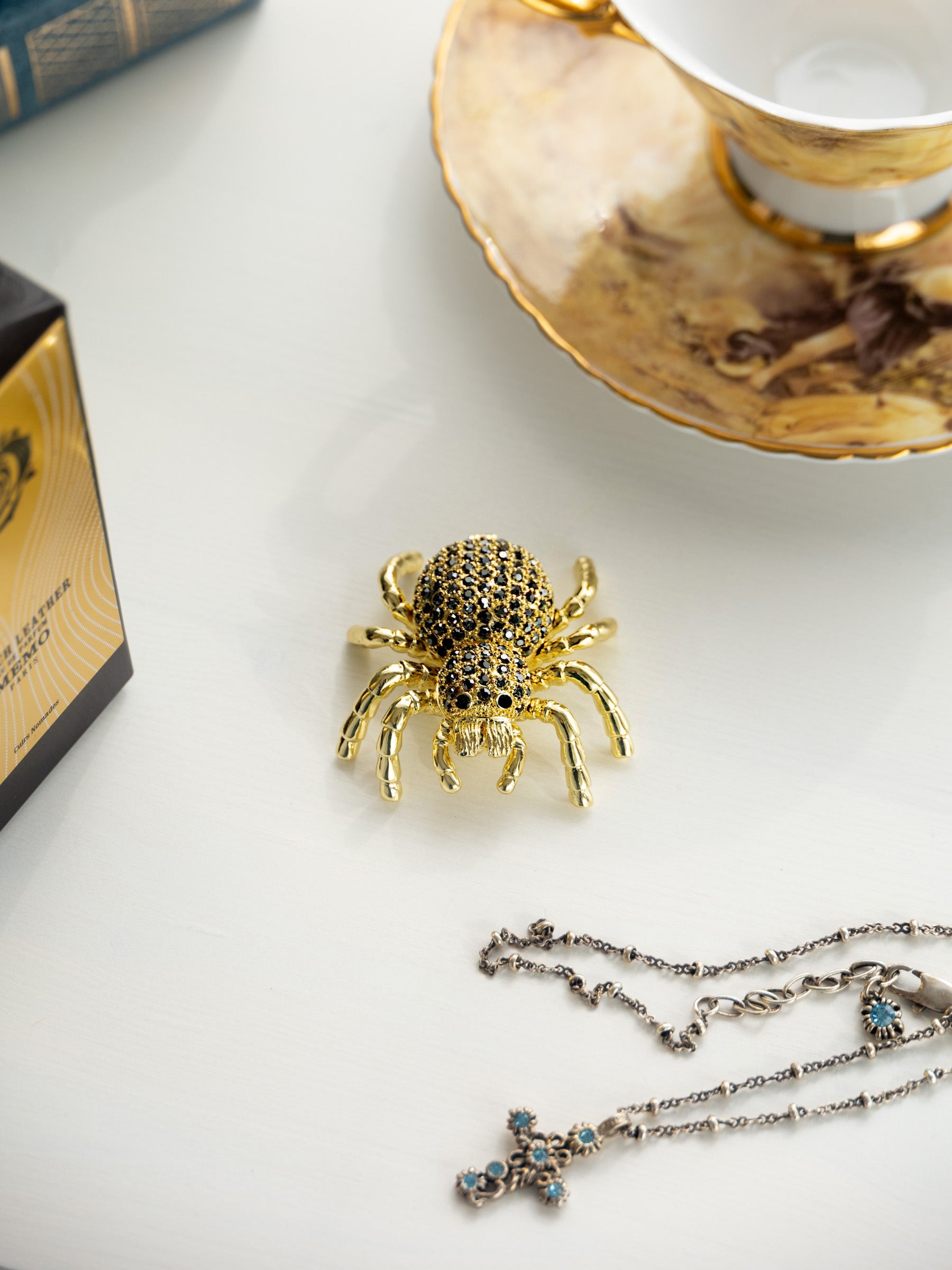 Gold & Black Tarantula Spider-2