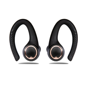 AIR Active 2.0 Matte Black Rose Gold Sport Earbuds (In Ear Wireless Headphones)