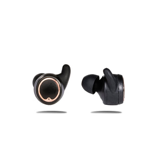 AIR Active 2.0 Matte Black Rose Gold Sport Earbuds (In Ear Wireless Headphones)