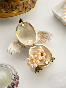 Beige Bird with Egg Trinket Box-3