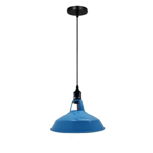 Metal Barn Slotted Shade Pendant