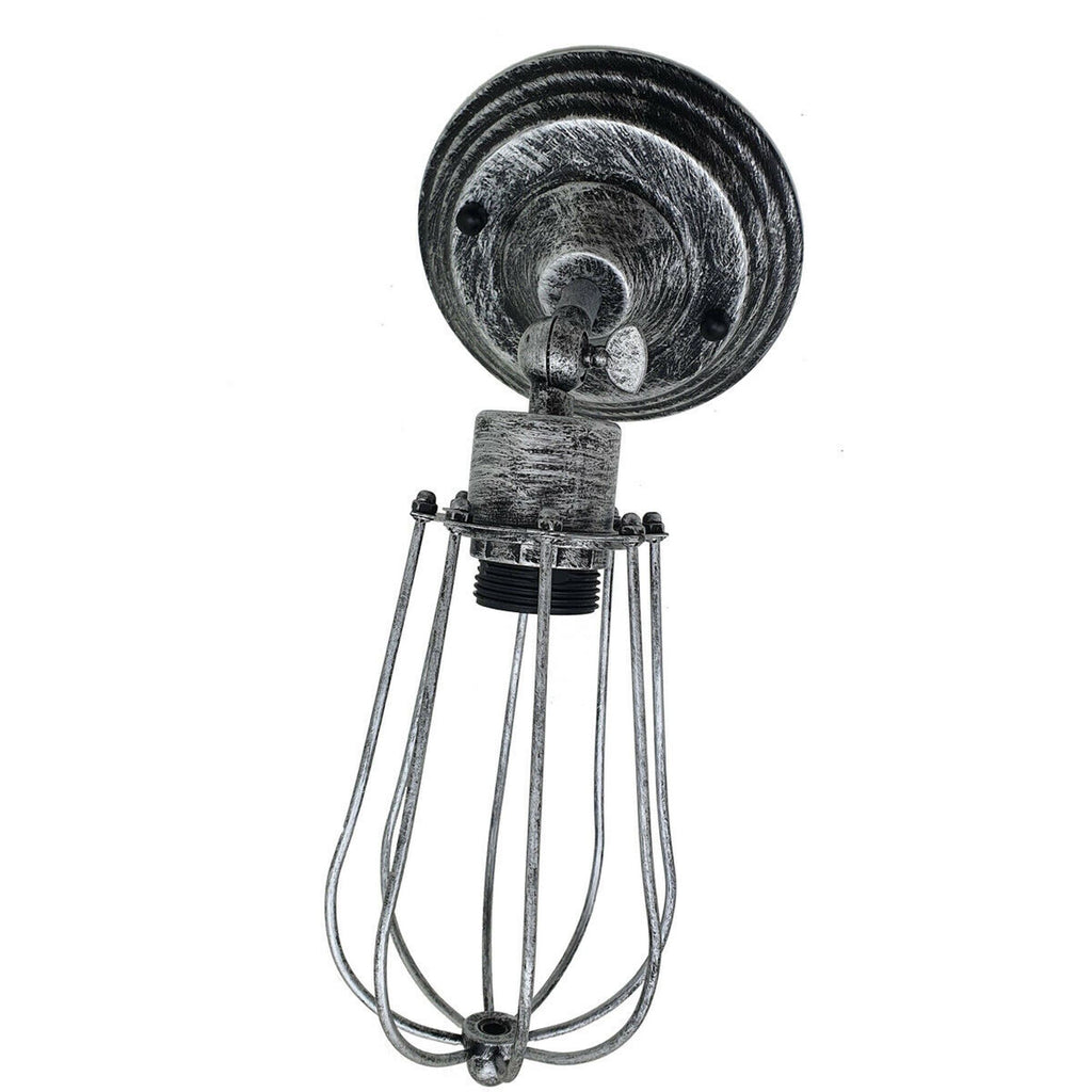 Birdcage Balloon Shape wall light Brushed Silver - 99fab 