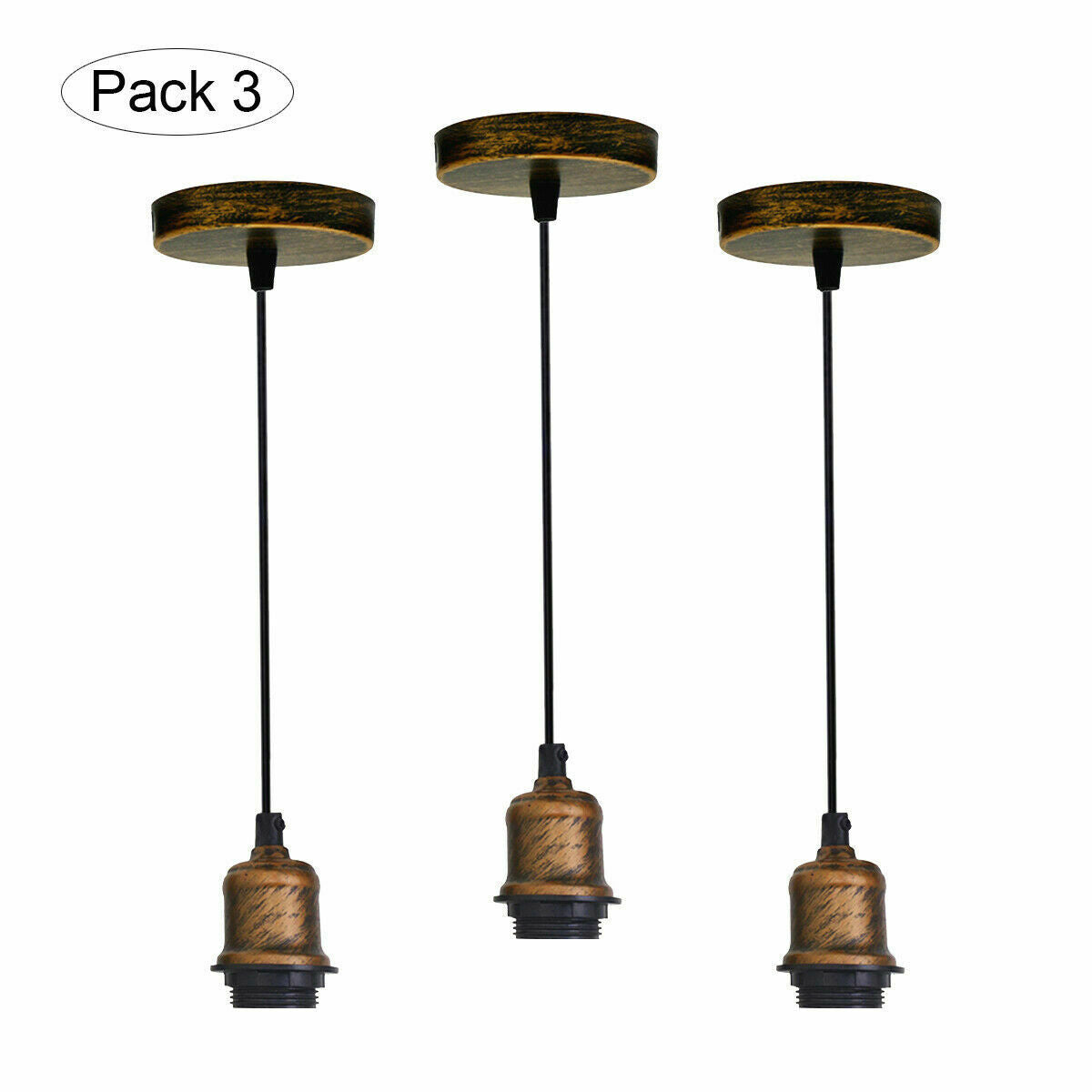 Vintage Light Bulb Lamp Holder pack