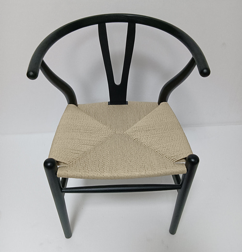Dagmar Chair - Black & Natural Cord - 99fab 