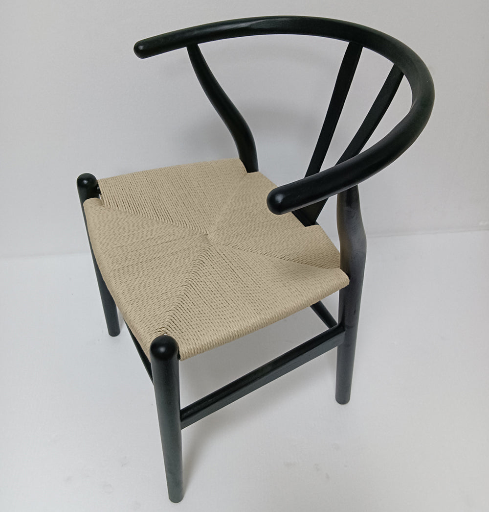 Dagmar Chair - Black & Natural Cord