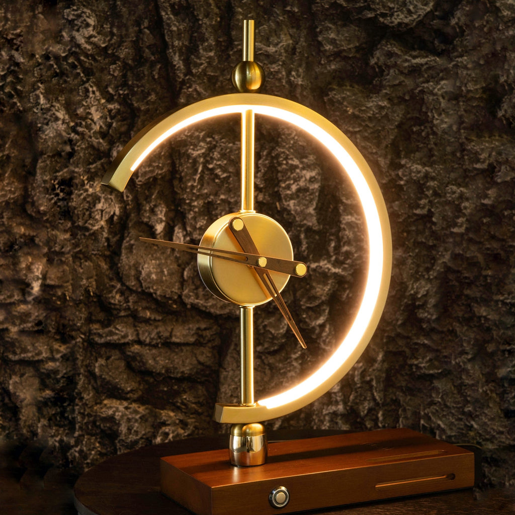 Golden Time Clock Lamp - 99fab 