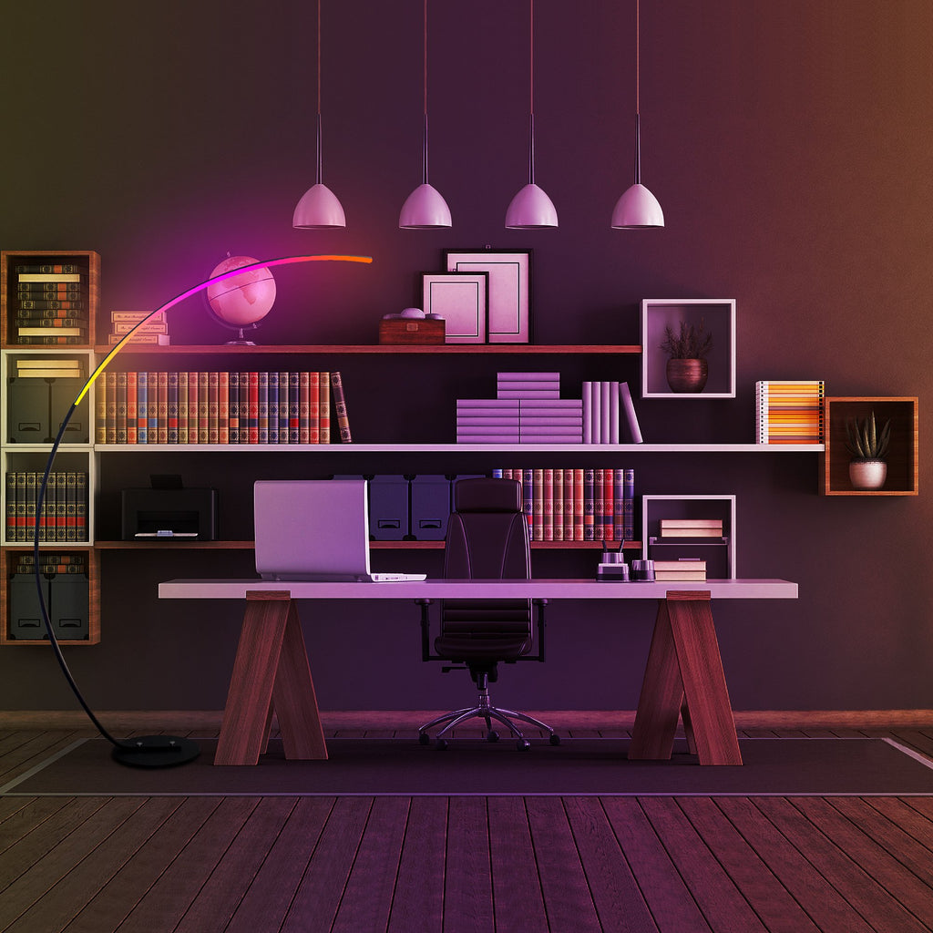 RGB Modern Curve Lamp, Mood Lighting - 99fab 